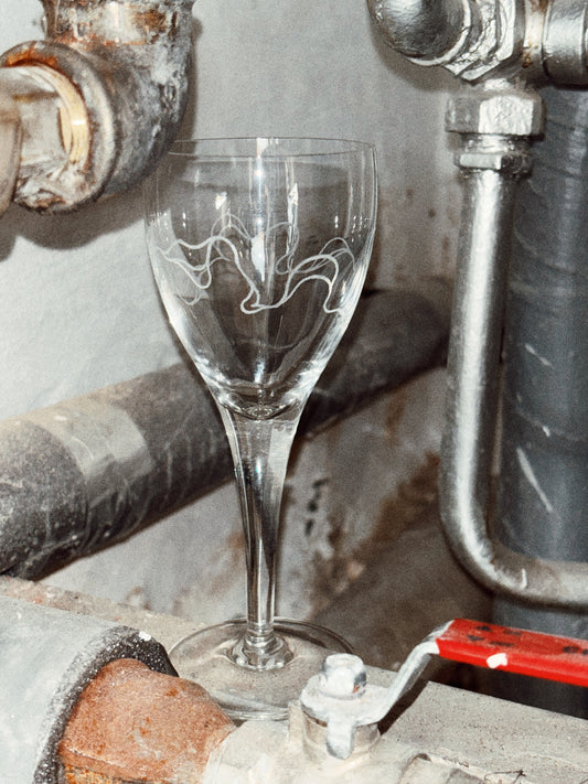 Wine Glass / Swirls